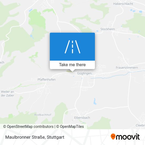 Maulbronner Straße map