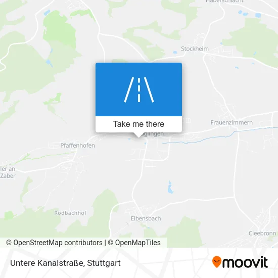 Карта Untere Kanalstraße