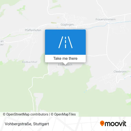 Карта Vohbergstraße