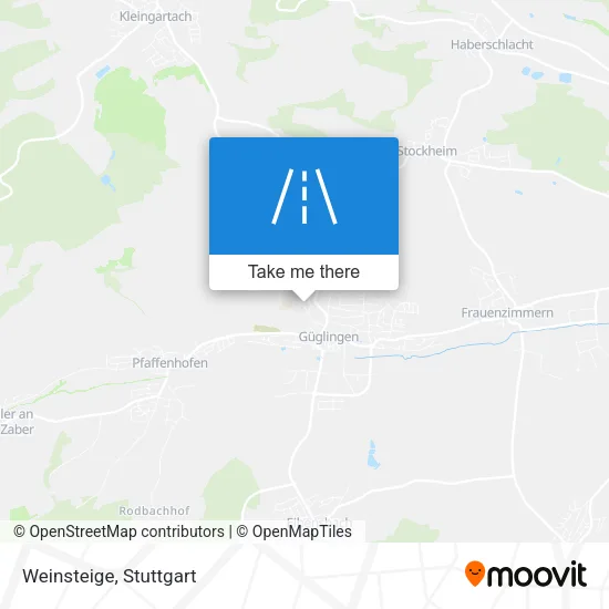 Карта Weinsteige