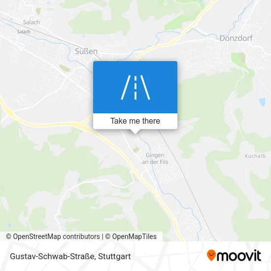 Gustav-Schwab-Straße map