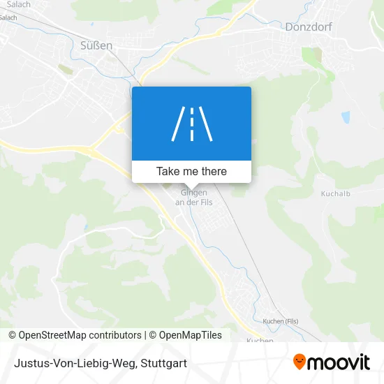 Карта Justus-Von-Liebig-Weg
