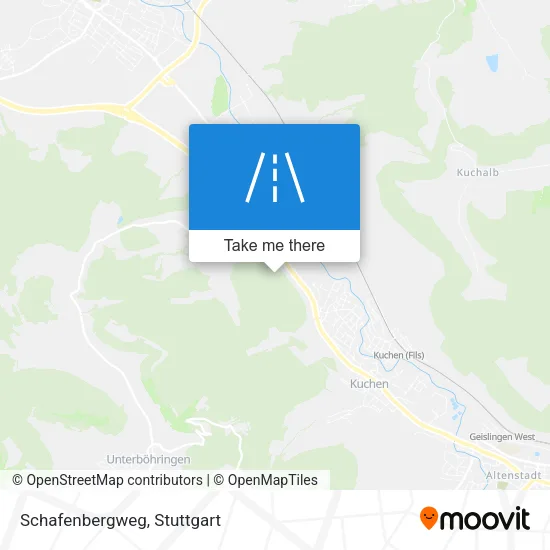 Карта Schafenbergweg
