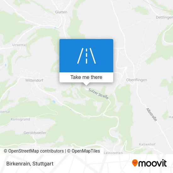 Карта Birkenrain