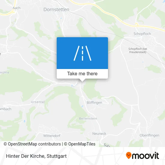 Карта Hinter Der Kirche