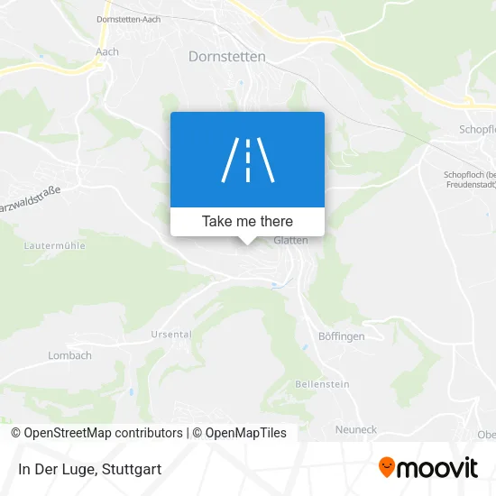 Карта In Der Luge