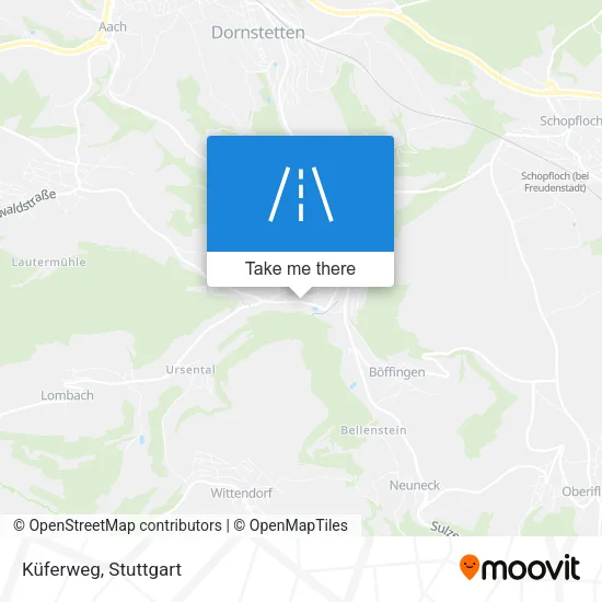 Карта Küferweg