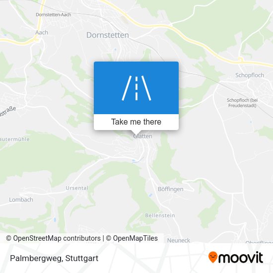 Карта Palmbergweg