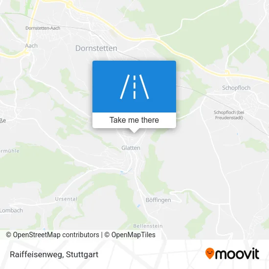Карта Raiffeisenweg