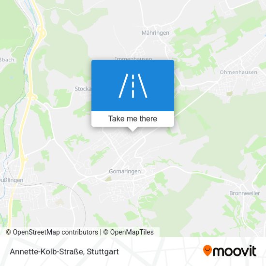 Карта Annette-Kolb-Straße