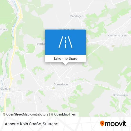 Карта Annette-Kolb-Straße
