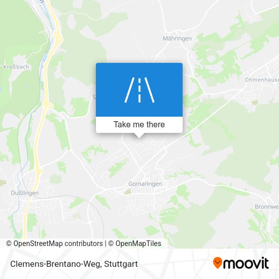 Clemens-Brentano-Weg map