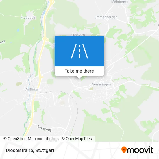 Карта Dieselstraße