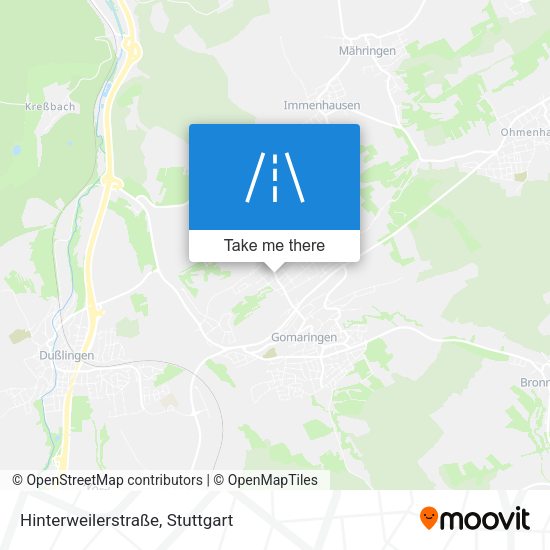 Hinterweilerstraße map