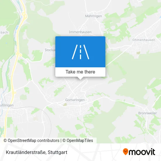 Карта Krautländerstraße