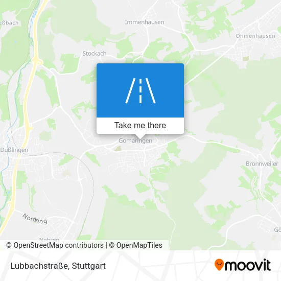 Карта Lubbachstraße