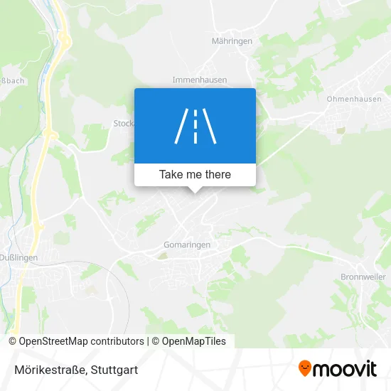 Карта Mörikestraße