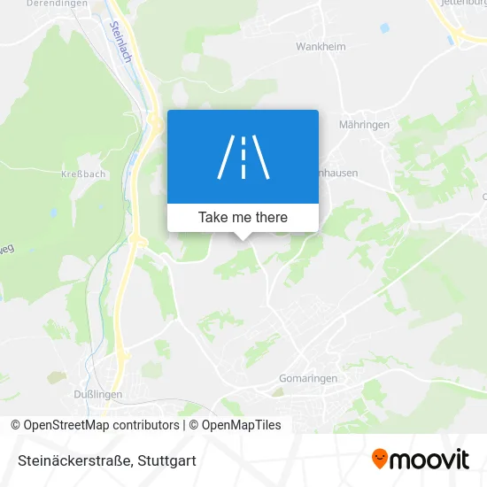 Карта Steinäckerstraße