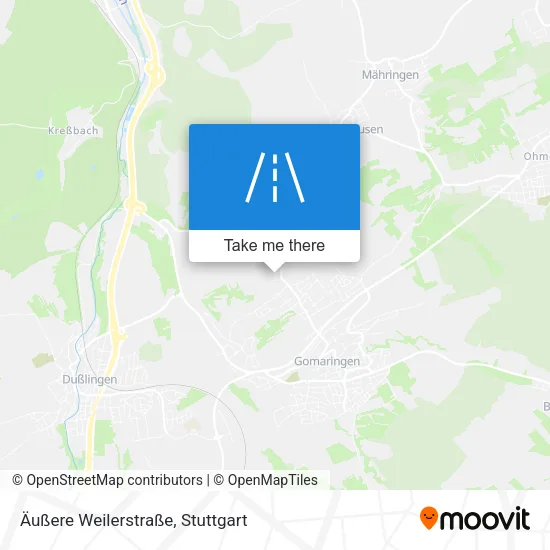 Карта Äußere Weilerstraße