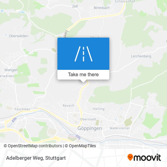 Карта Adelberger Weg