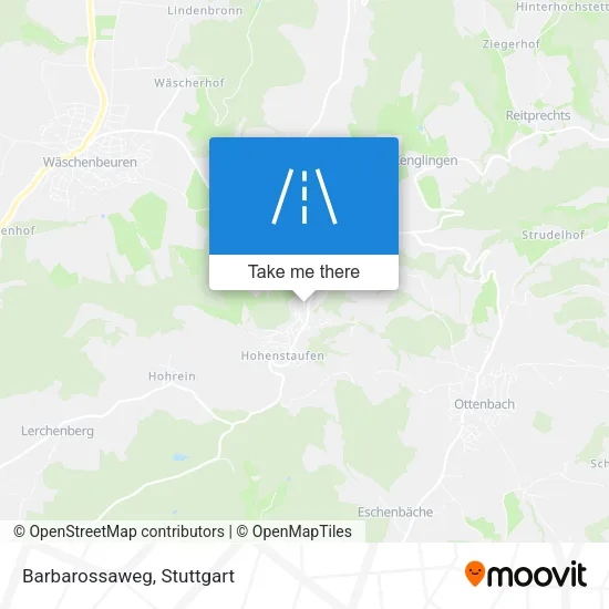 Карта Barbarossaweg