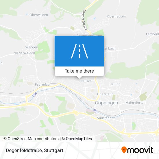 Degenfeldstraße map