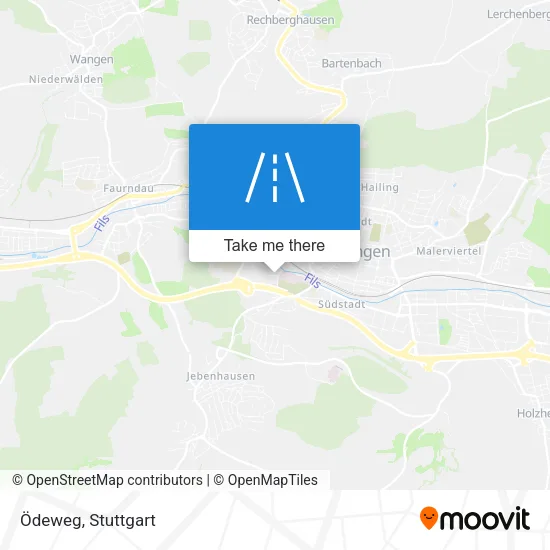 Карта Ödeweg
