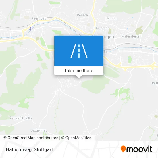 Habichtweg map