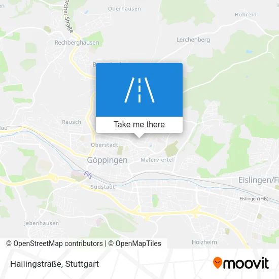 Hailingstraße map