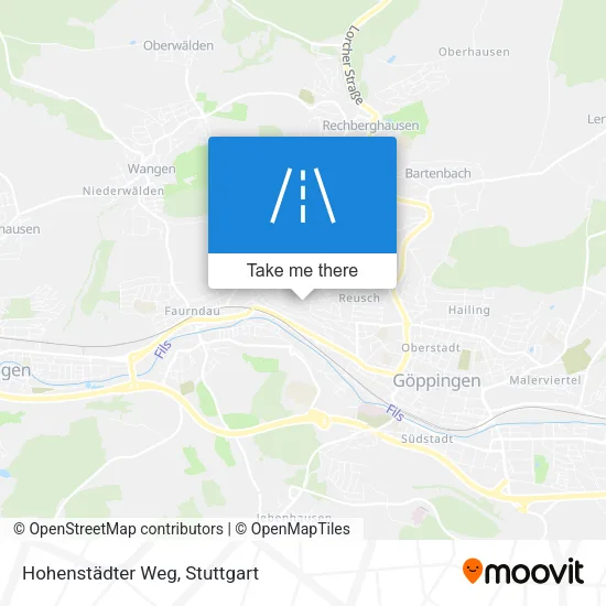 Карта Hohenstädter Weg
