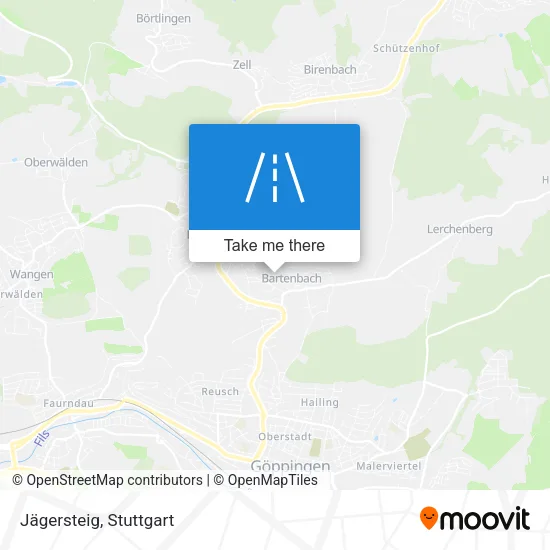 Карта Jägersteig