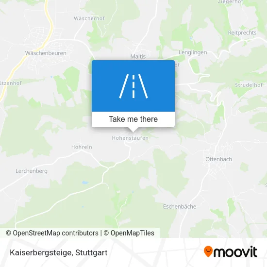 Карта Kaiserbergsteige