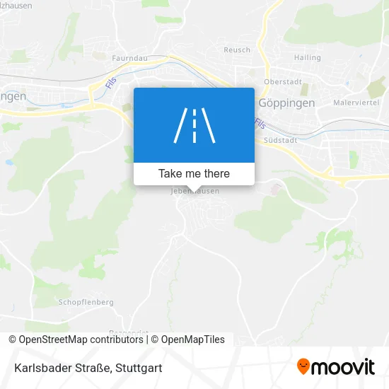 Карта Karlsbader Straße