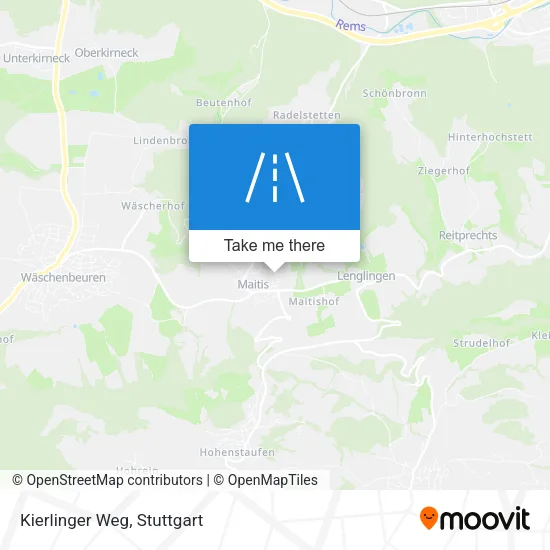 Карта Kierlinger Weg