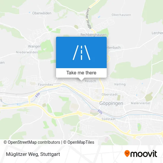 Карта Müglitzer Weg
