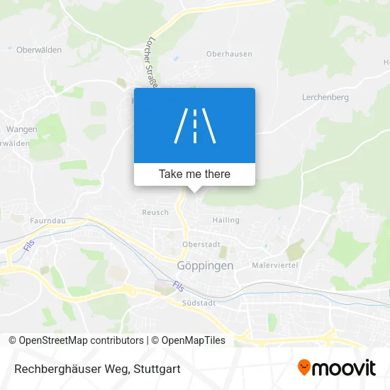 Карта Rechberghäuser Weg