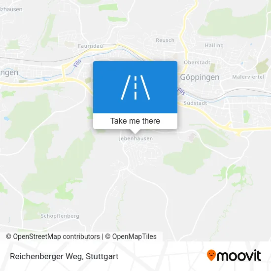 Карта Reichenberger Weg