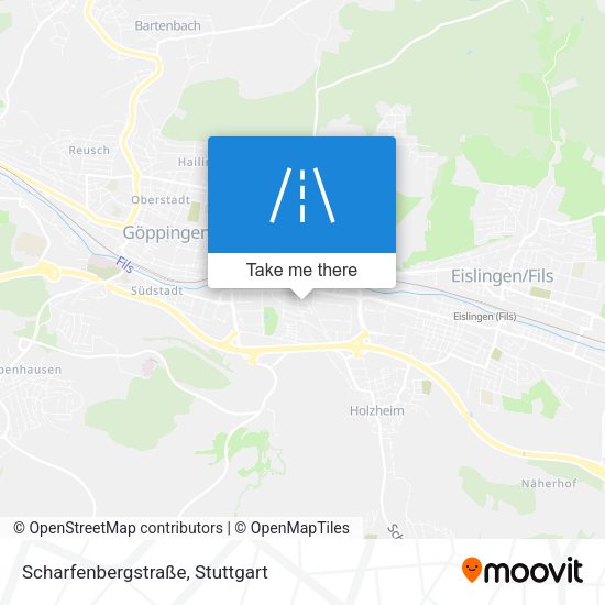 Scharfenbergstraße map