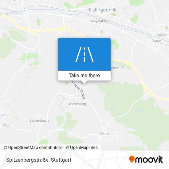Spitzenbergstraße map