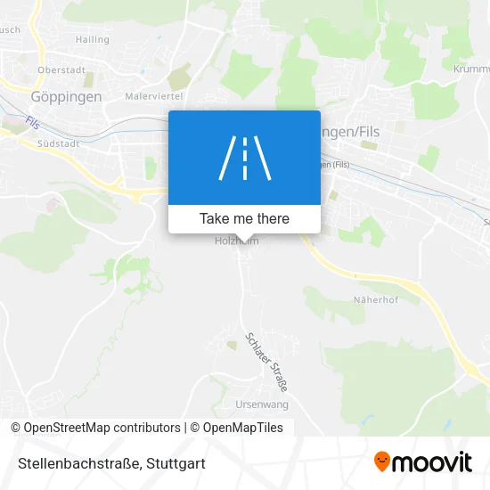 Карта Stellenbachstraße