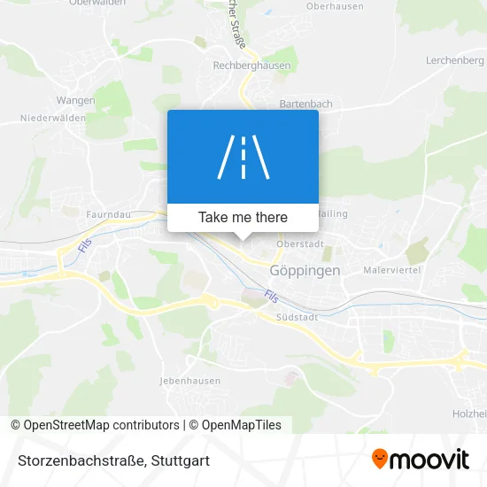 Карта Storzenbachstraße