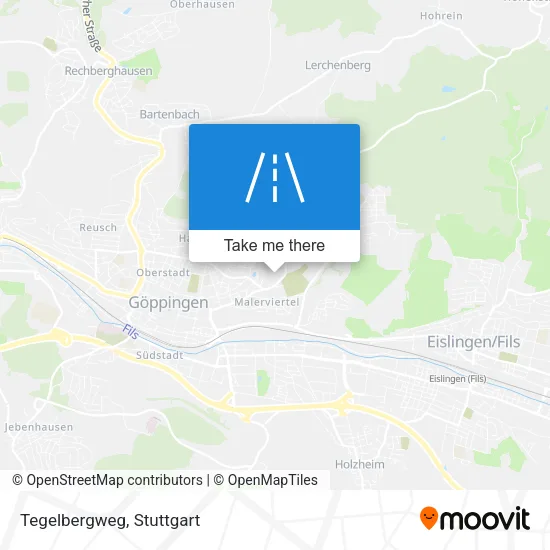 Карта Tegelbergweg