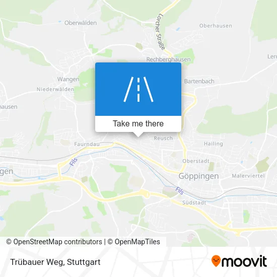 Карта Trübauer Weg