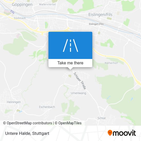 Карта Untere Halde