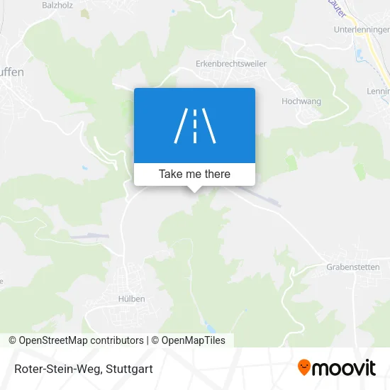 Карта Roter-Stein-Weg