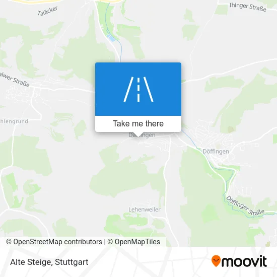 Карта Alte Steige