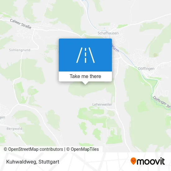 Kuhwaldweg map