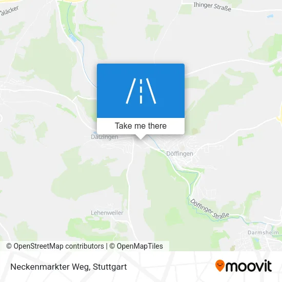 Карта Neckenmarkter Weg