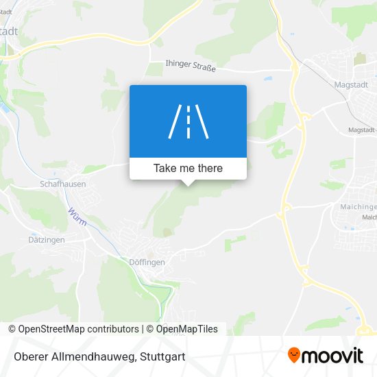 Oberer Allmendhauweg map