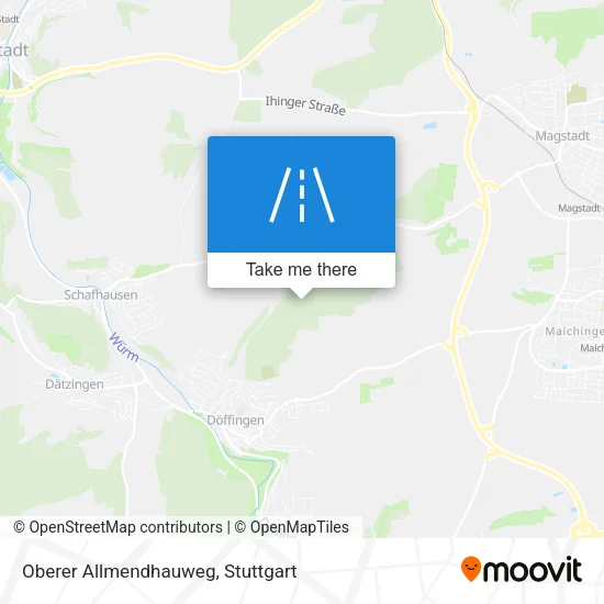 Карта Oberer Allmendhauweg